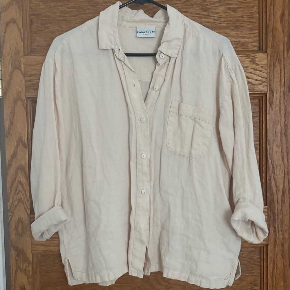 Parachute shirt and shorts linen set